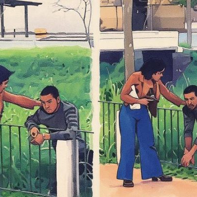 Policial de salto alto recaptura adolescente fugitivo e viraliza nas redes sociais