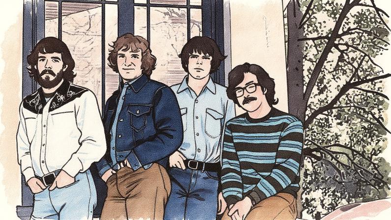 Creedence Clearwater Revival teve cinco sucessos que alcançaram a segunda posição na parada Hot 100, sem nunca ter chegado ao primeiro lugar. (Foto: Reprodução)