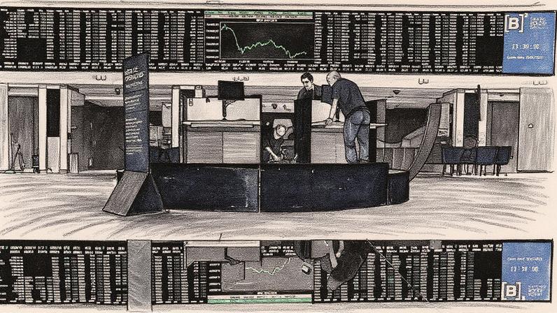 Painel eletrônico da Bolsa de Valores B3 em São Paulo, Brasil (Foto: Reprodução)