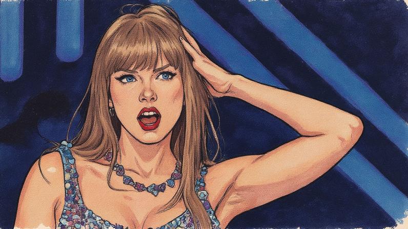 Taylor Swift não compareceu ao jogo da NFL no Brasil, conforme informado pela liga às emissoras de TV que transmitiram a partida (Foto: Reprodução)