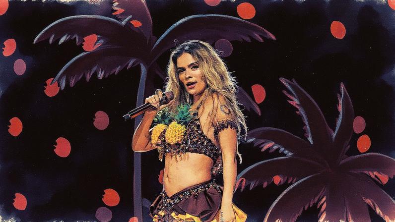 Karol G se apresenta em um evento no Brasil no dia 5 de setembro (Foto: Reprodução)