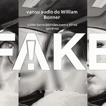 Áudio falso atribui a William Bonner apoio a Lula e combate ao bolsonarismo