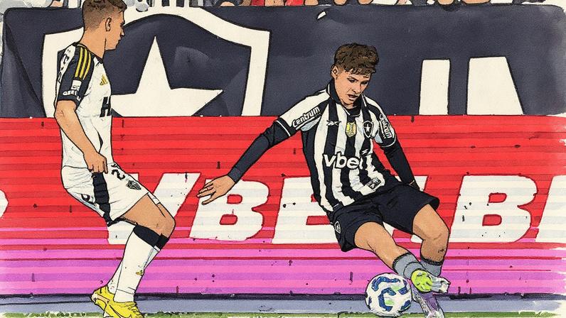 Montoro teve um bom desempenho em partida contra o Galo (Foto: Reprodução)