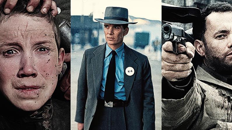 Longas-metragens 'Vá e Veja', 'Oppenheimer' e 'O Resgate do Soldado Ryan' retratam diferentes facetas da Segunda Guerra Mundial (Foto: Reprodução)