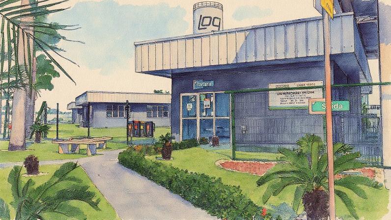 Galpão logístico da Log CP em Fortaleza, o primeiro de classe A da região (Foto: Reprodução)