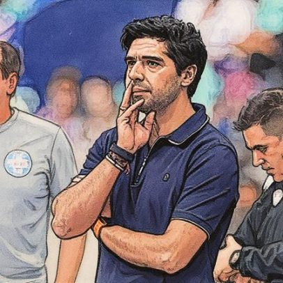 Abel critica gramado da Fonte Nova após jogo do Palmeiras