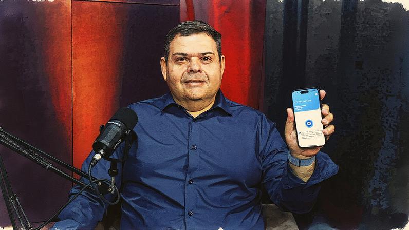 Pastor Marciley Neves, CEO do Touch Peace, fala sobre a disponibilidade do serviço 24 horas por dia (Foto: Reprodução)