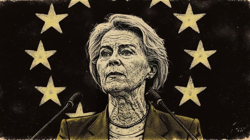Ursula von der Leyen, presidente da Comissão Europeia, faz declaração sobre a Rússia após invasão do espaço aéreo (Foto: Reprodução)