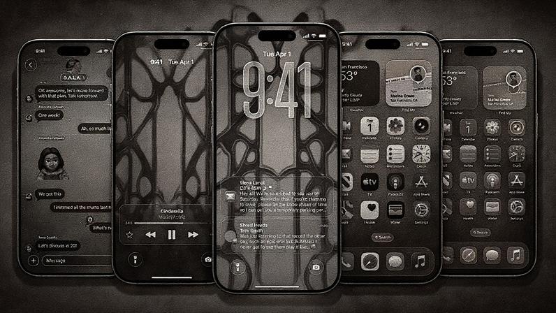 Novo iOS 26 apresenta design inspirado no Vision Pro com interface 'Liquid Glass' e visual translúcido para iPhones (Foto: Reprodução)