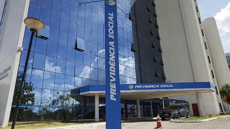 Fachada do edifício-sede do Instituto Nacional do Seguro Social (INSS) em Brasília (DF) (Foto: Reprodução)