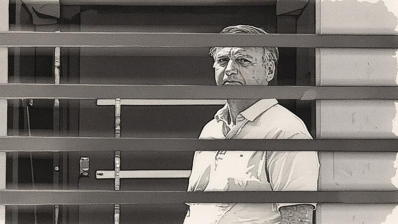 Ex-presidente Jair Bolsonaro em prisão domiciliar (Foto: Reprodução)