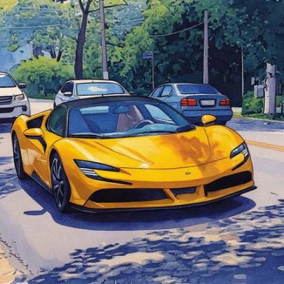 Ferrari supera perseguição policial com velocidade impressionante