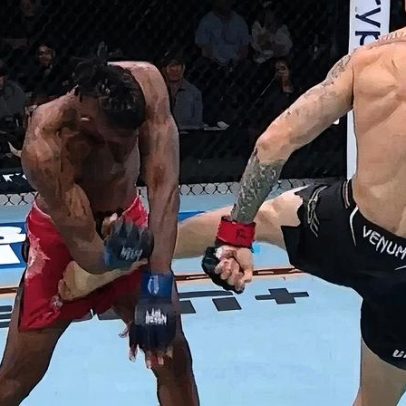 Lutador de UFC é forçado a deixar octógono após chute nas partes íntimas