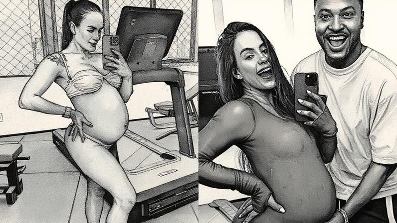 Carol Peixinho compartilha detalhes sobre sua gravidez em postagem no Instagram (Foto: Reprodução)