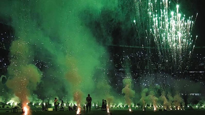 Vista do Couto Pereira antes da partida entre Coritiba e Novorizontino pela Série B (Foto: Reprodução)