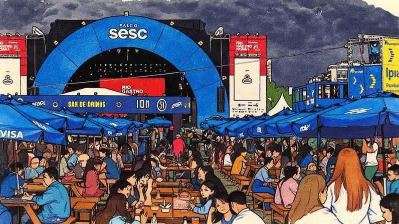 Público lota o Rio Gastronomia 2025 (Foto: Reprodução)