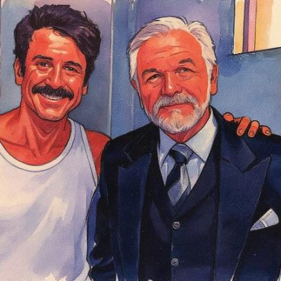 Henri Pagnoncelli se destaca como padrinho rico e doente de Ernesto