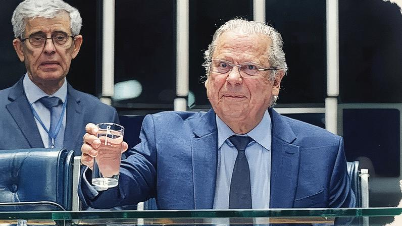 José Dirceu em evento no Senado (Foto: Reprodução)