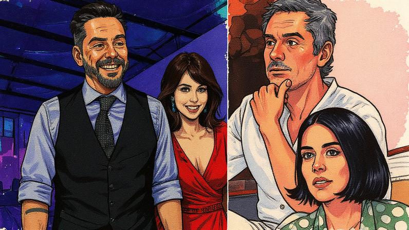 Alexandre e Karen Brusttolin em 2013 e atualmente (Foto: Reprodução)