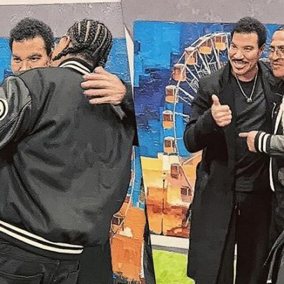 Mano Brown se emociona ao encontrar Lionel Richie, seu 'super-herói' musical