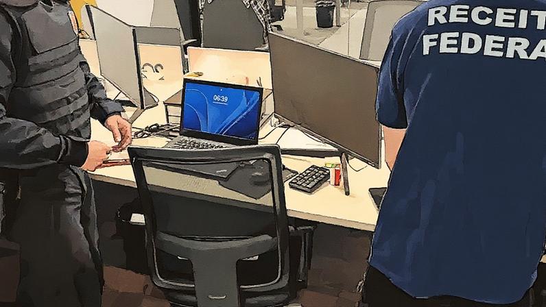 Policiais e agentes da Receita Federal participam da operação Tai PAN, investigando sistema financeiro de fintechs ligadas ao crime organizado (Foto: Reprodução)