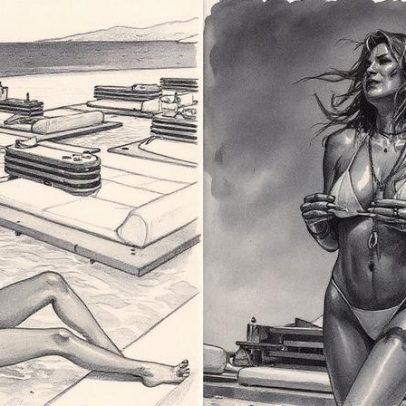 Luciana Gimenez exibe fotos de biquíni em hotel de luxo e recebe muitos elogios