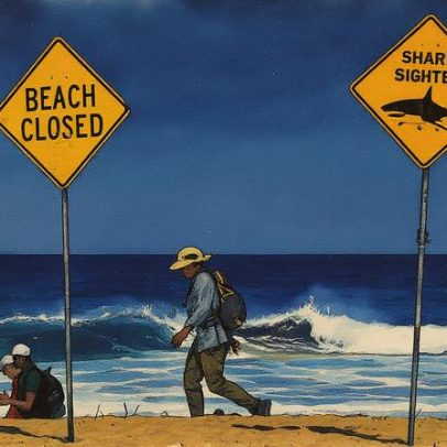 Surfista é vítima fatal de ataque de tubarão em praia australiana