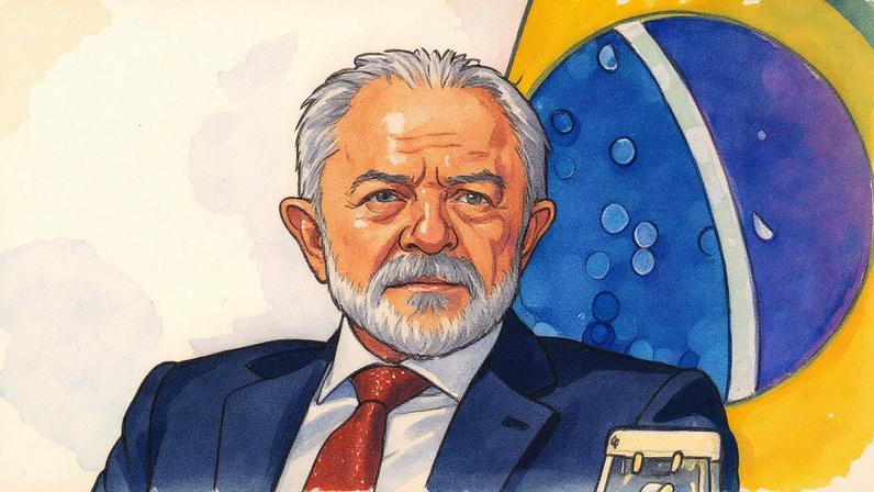 Presidente Luiz Inácio Lula da Silva durante evento no Palácio do Planalto (Foto: Reprodução)