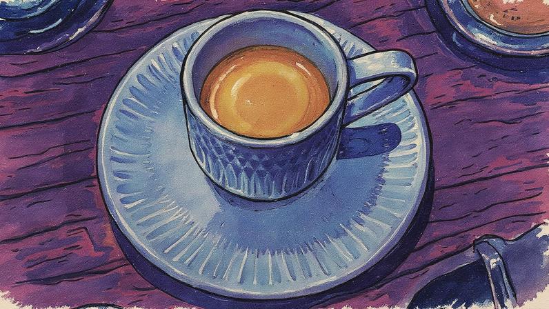 Café servido em restaurante de São Paulo (Foto: Reprodução)