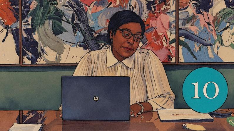 Cena da promoção de Consuelo em 'Vale tudo' (Foto: Reprodução)