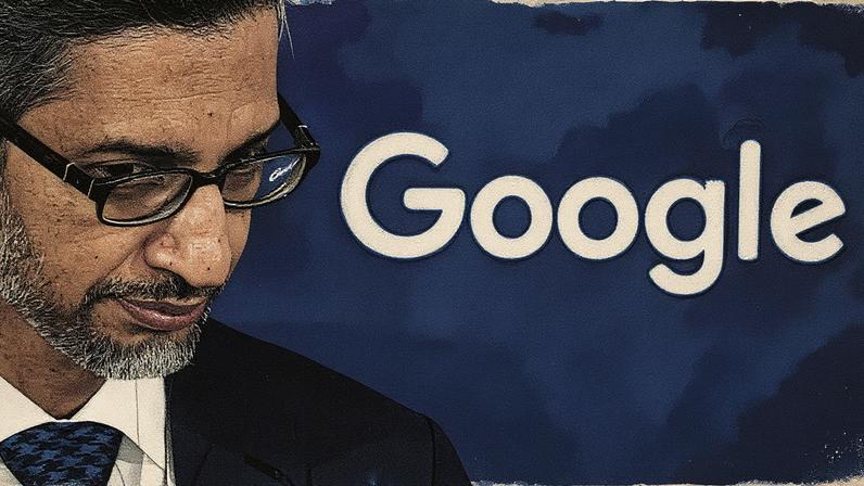 Sundar Pichai, CEO do Google, durante coletiva de imprensa após reunião com o primeiro-ministro polonês Donald Tusk no Google for Startups Campus em Varsóvia, Polônia (Foto: Reprodução)