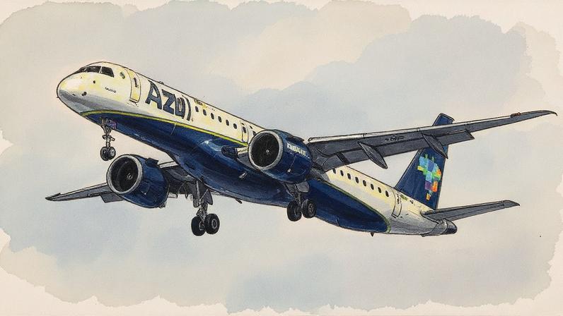 Caso aconteceu em avião da Azul (Foto: Reprodução)