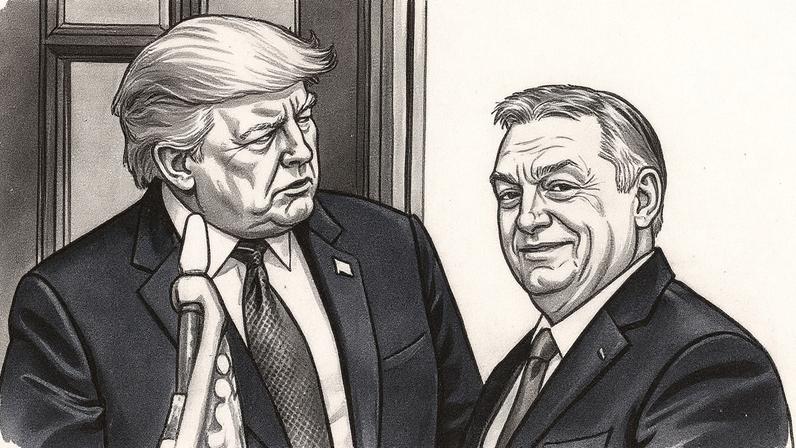 Donald Trump recebe Viktor Orbán na Casa Branca em maio de 2019 (Foto: Reprodução)