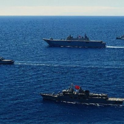 Turquia e Egito realizam manobras navais e enviam recado a Israel