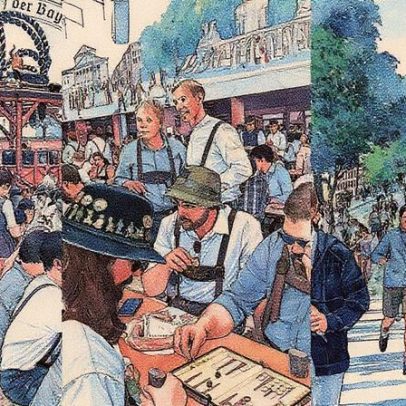 Oktoberfest: descubra a diversão antes da cerveja com jogos e pretzels