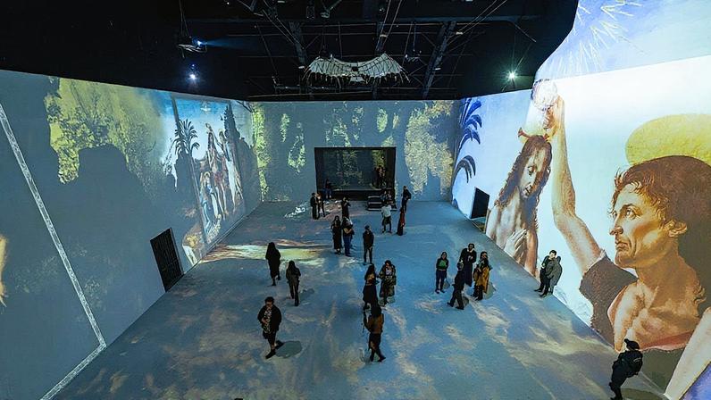 Exposição imersiva sobre Leonardo Da Vinci inaugura espaço Visualfarm Gymnasium, no centro de São Paulo (Foto: Reprodução)