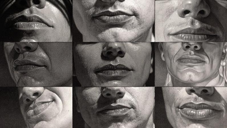 Lábios com arame em uma composição artística (Foto: Reprodução)