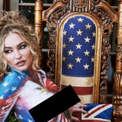 Drea de Matteo se despede de roupas para protestar contra 'chemtrails'