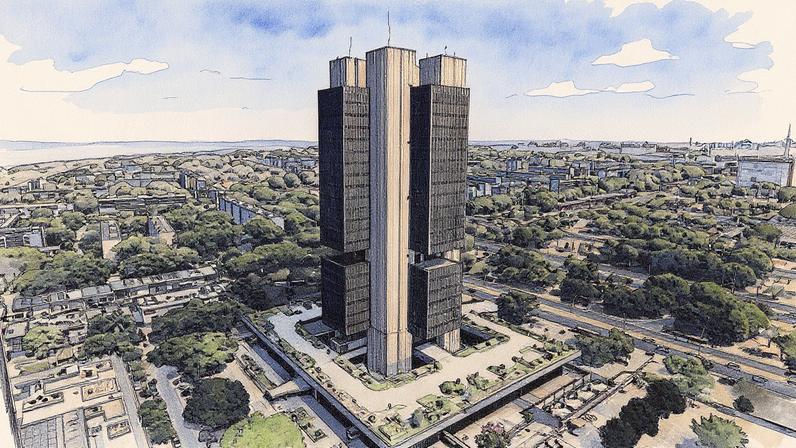 Sede do Banco Central do Brasil em Brasília (Foto: Reprodução)