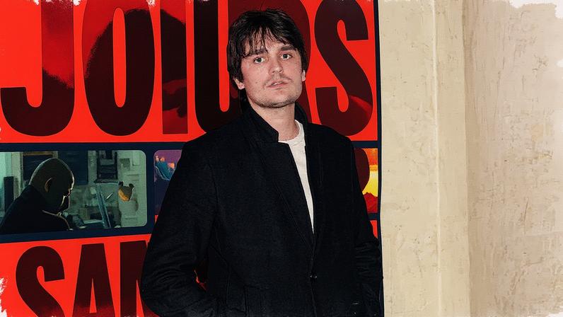 Alain-Fabien Delon em evento realizado em Paris no dia 3 de abril de 2023 (Foto: Reprodução)