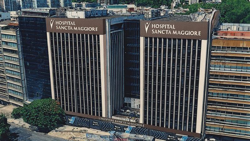 Fachada do Hospital Sancta Maggiore Mônaco, que a Prevent Sênior planeja abrir em Botafogo (Foto: Reprodução)