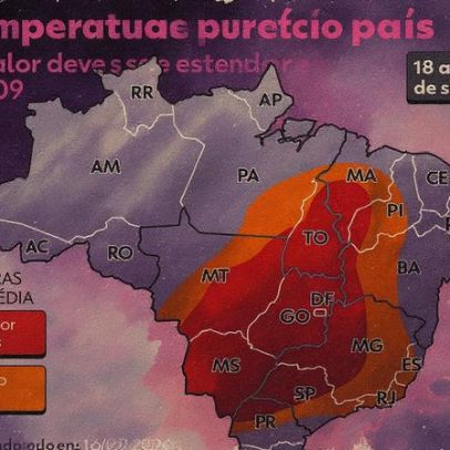 Onda de calor começa hoje e pode registrar temperaturas acima de 40ºC no Brasil