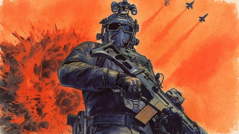 Battlefield 6 art shows a soldier in red.