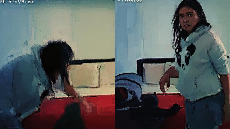 Câmera escondida registrou agressões de mãe contra filha de dois anos (Foto: Reprodução)