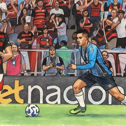 Esposa compartilha mensagens de peruano do Grêmio antes da estreia: 'Muito nervoso'