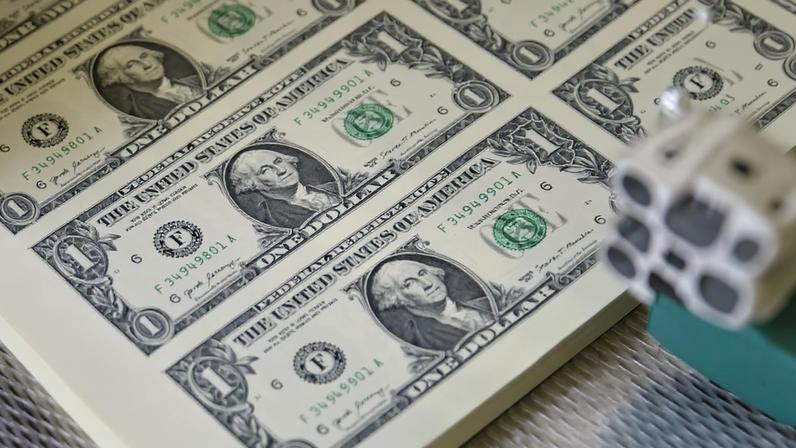 Notas de dólar americano (Foto: Reprodução)