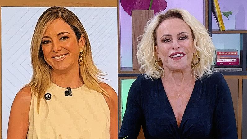 Ticiane Pinheiro e Ana Maria Braga posam juntas para a foto (Foto: Reprodução)