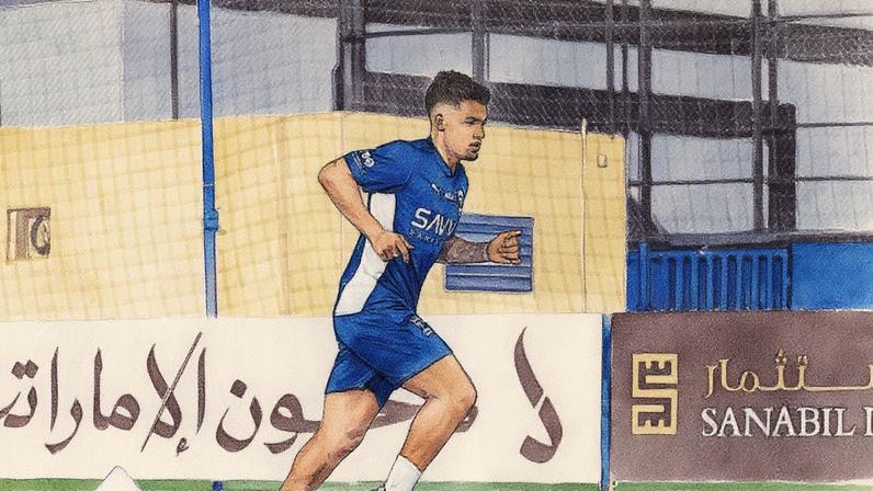 Marcos Leonardo não pôde jogar no São Paulo devido à falta de liberação do Al-Hilal (Foto: Reprodução)