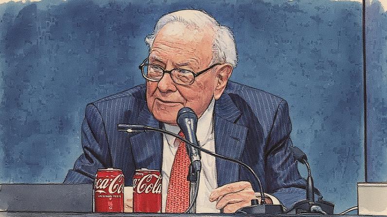 Warren Buffett fala durante a reunião anual de acionistas da Berkshire Hathaway em Omaha, Nebraska (Foto: Reprodução)