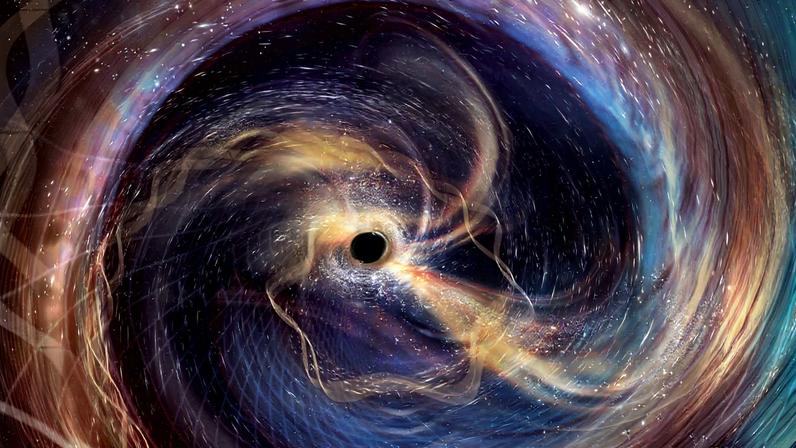 Observação de ondas gravitacionais antes da colisão de dois buracos negros (Foto: Reprodução)